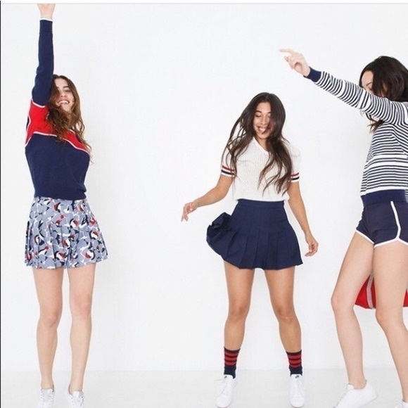 American Apparel geo floral tennis skirt size large - Picture 2 of 7